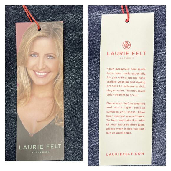 Laurie Felt Pull-On Silky Baby Bell Jeans Sz Small Petite Mid-Rise Bootcut NEW! - Picture 8 of 11